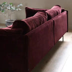 « Galet » Canapé Modulaire en Velours Côtelé Gris - Confort Premium