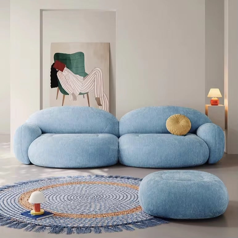 Canapé Vert Olive Capitonné Design Moelleux - Maison du Sofa