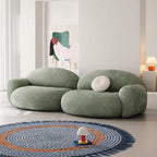Canapé Vert Olive Capitonné Design Moelleux - Maison du Sofa