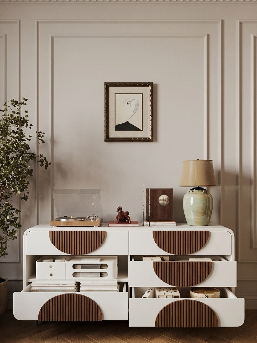 Commode avec 6 tiroirs